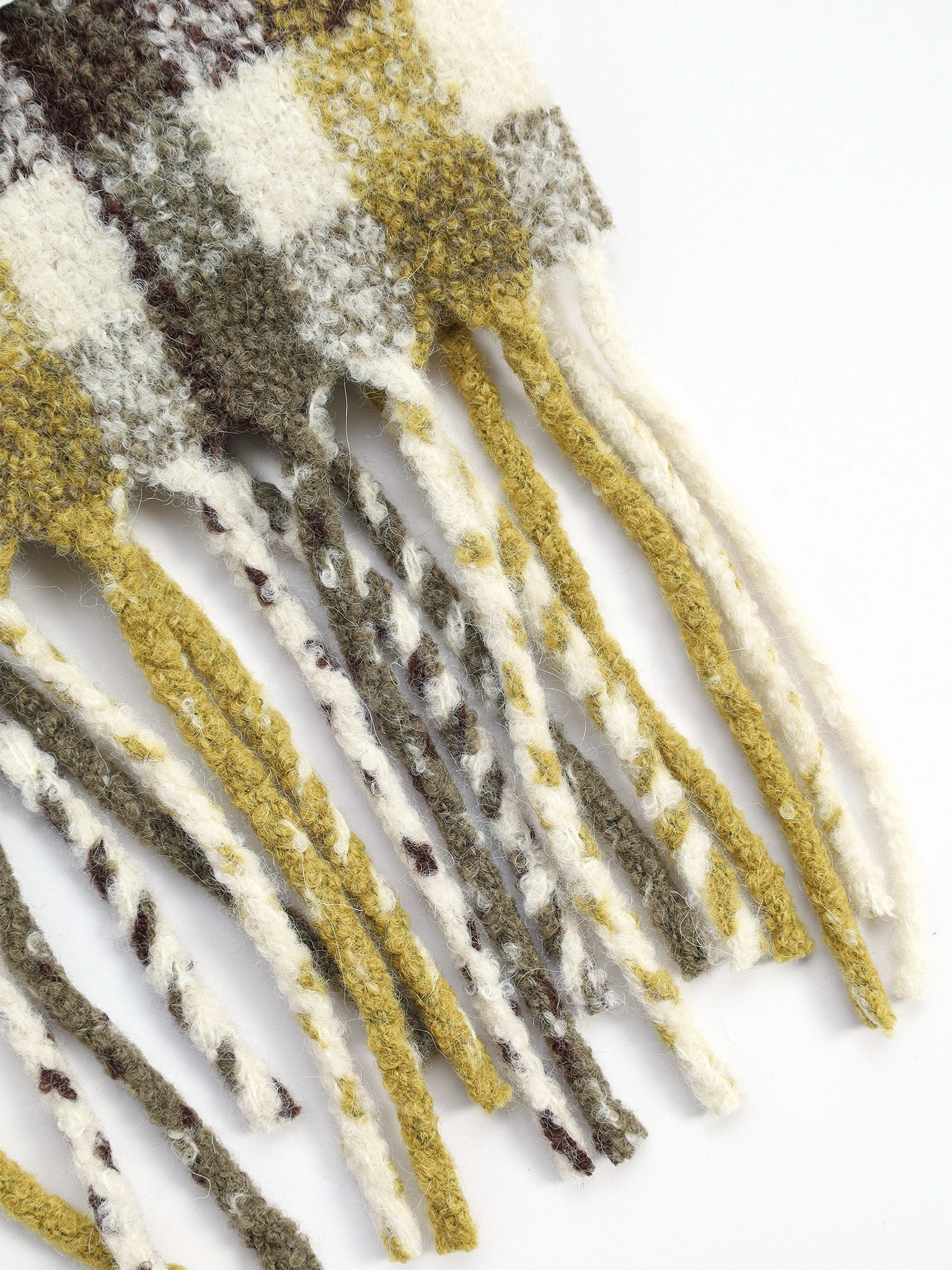 Шарф цвета мульти из шерсти альпаки